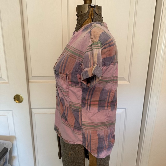 Anthropologie Pilcro plaid fall top size Small - Picture 6 of 9